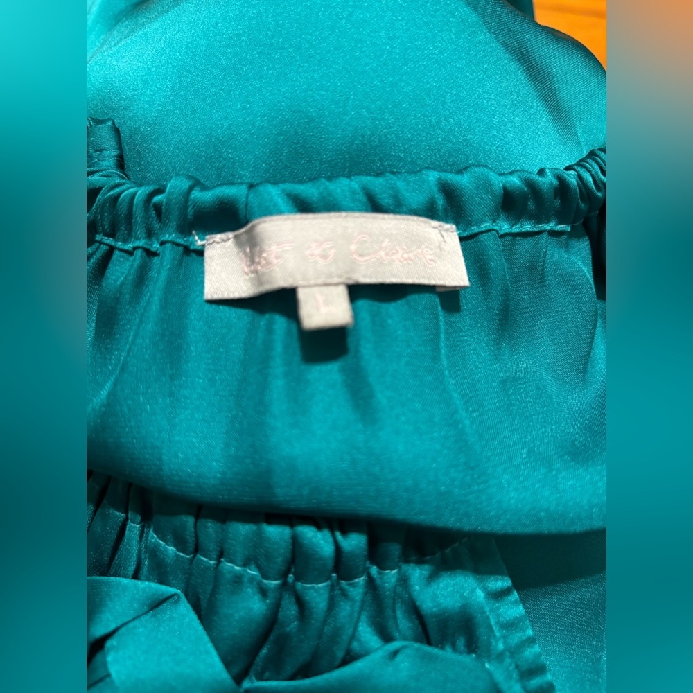 Violet & Claire Teal Sleeveless Top - Picture 3 of 7